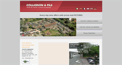 Desktop Screenshot of collignon.be