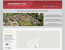 Tablet Screenshot of collignon.be
